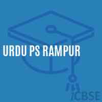 Urdu Ps Rampur Primary School Logo