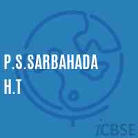 P.S.Sarbahada H.T Primary School Logo