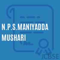 N.P.S.Maniyadda Mushari Primary School Logo