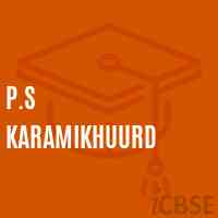 P.S Karamikhuurd Primary School Logo