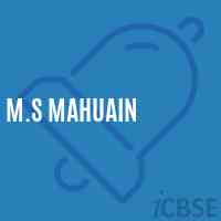 M.S Mahuain Middle School Logo