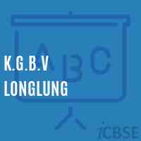 K.G.B.V Longlung Secondary School Logo