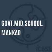 Govt.Mid.School,Mankao Logo