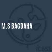 M.S Bagdaha Middle School Logo