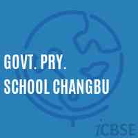 Govt. Pry. School Changbu Logo