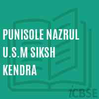 Punisole Nazrul U.S.M Siksh Kendra Middle School Logo