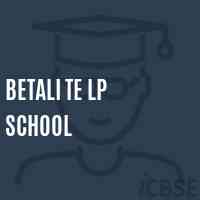 Betali Te Lp School Logo