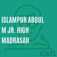 Islampur Abdul M Jr. High Madrasah School Logo