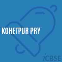 Kohetpur Pry Primary School Logo