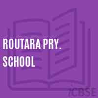 Routara Pry. School Logo