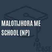 Malotijhora Me School (Np) Logo