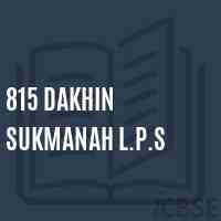 815 Dakhin Sukmanah L.P.S Primary School Logo