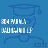 804 Pahala Balihajari L.P Primary School Logo