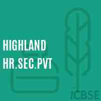 Highland Hr.Sec.Pvt Senior Secondary School Logo