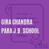 Gira Chandra Para J.B. School Logo