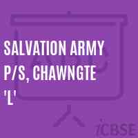 Salvation Army P/s, Chawngte 'L' Primary School Logo