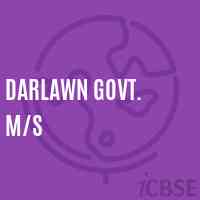 Darlawn Govt. M/s School Logo