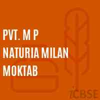 Pvt. M P Naturia Milan Moktab Primary School Logo