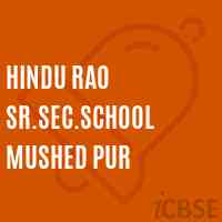 Hindu Rao Sr.Sec.School Mushed Pur Logo
