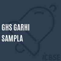 Ghs Garhi Sampla Secondary School Logo