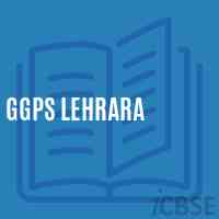 Ggps Lehrara Primary School Logo