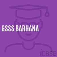 Gsss Barhana High School Logo
