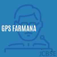 Gps Farmana Primary School Logo