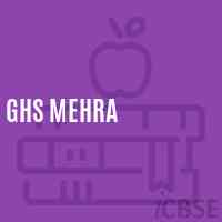 Ghs Mehra Secondary School Logo