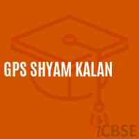 Gps Shyam Kalan Primary School Logo