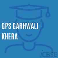 Gps Garhwali Khera Primary School Logo