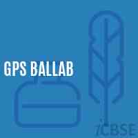 Gps Ballab Primary School Logo