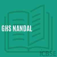 Ghs Nandal Secondary School Logo