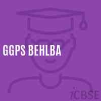 Ggps Behlba Primary School Logo