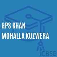 Gps Khan Mohalla Kuzwera Primary School Logo