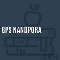 Gps Nandpora Primary School Logo