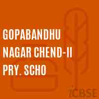 Gopabandhu Nagar Chend-Ii Pry. Scho Primary School Logo