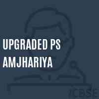 Upgraded Ps Amjhariya Primary School Logo