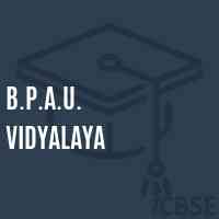 B.P.A.U. Vidyalaya School Logo