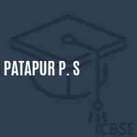 Patapur P. S Primary School Logo