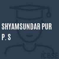 Shyamsundar Pur P. S Primary School Logo