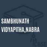 Sambhunath Vidyapitha,Nabra School Logo