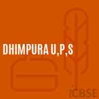 Dhimpura U,P,S Middle School Logo
