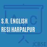 S.R. English Resi Harpalpur Middle School Logo
