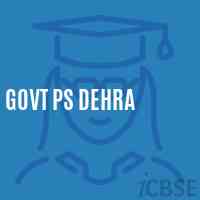 Govt Ps Dehra Primary School Logo