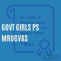Govt Girls Ps Mrugvas Primary School Logo
