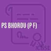 Ps Bhordu (P F) Primary School Logo