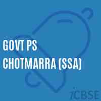 Govt Ps Chotmarra (Ssa) Primary School Logo