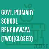 Govt. Primary School Rengavwaya (Twd)(Closed) Logo
