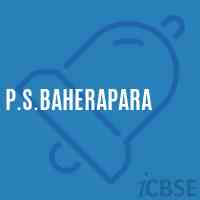 P.S.Baherapara Primary School Logo