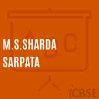 M.S.Sharda Sarpata Senior Secondary School Logo